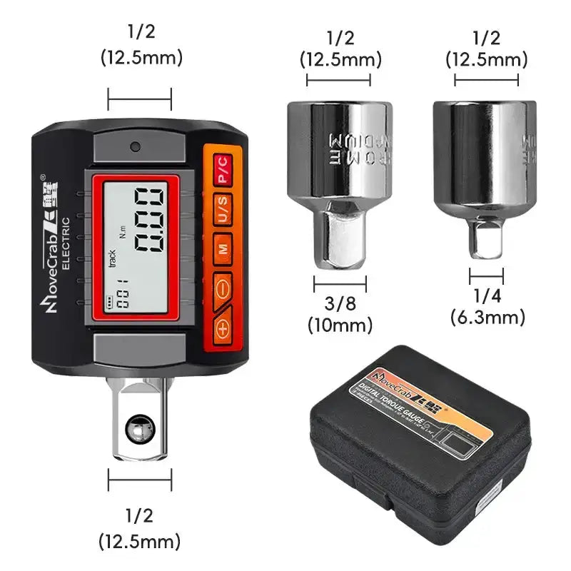 Digital Torque Adapter 1/2″ Drive with 3/8″ & 1/4″ Adapters – view 4