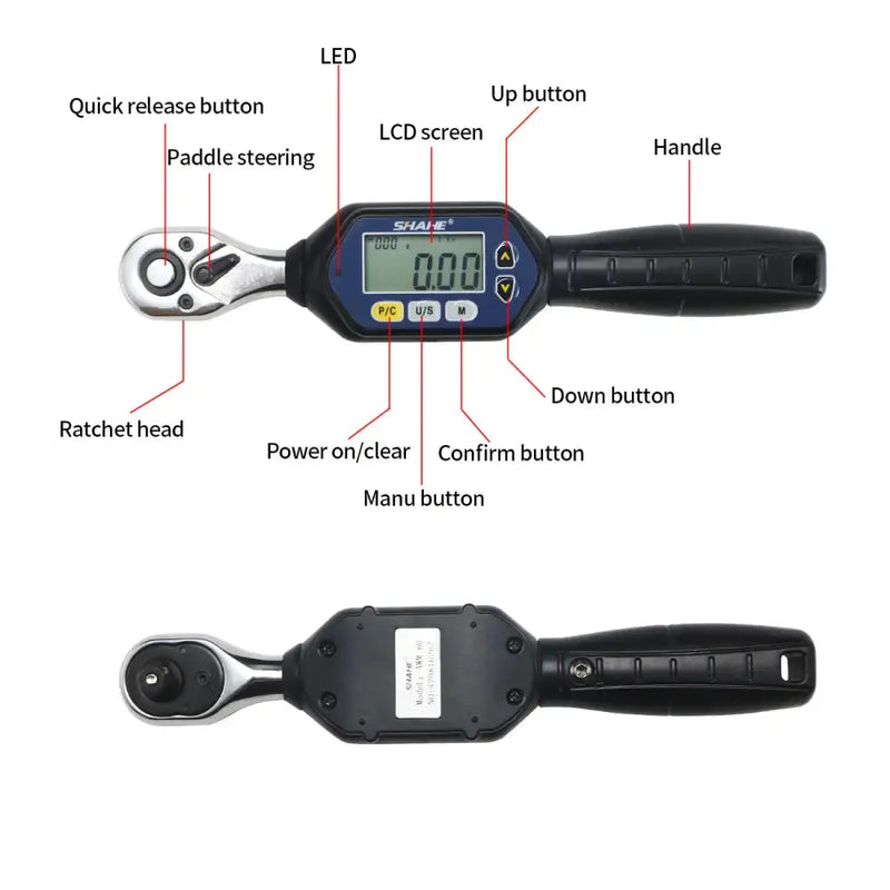 Digital Torque Wrench (1/4″, 3/8″, 1/2″) (different models available) – view 4