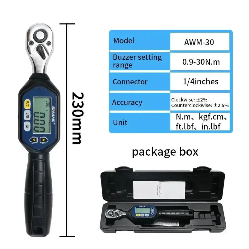 Digital Torque Wrench (1/4″, 3/8″, 1/2″) (different models available) – view 12