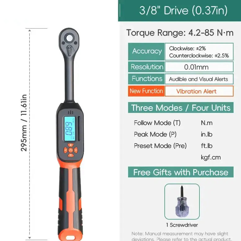 Digital Torque Wrench 1.5–340 N·m (±2% Accuracy) (different models available) – view 16