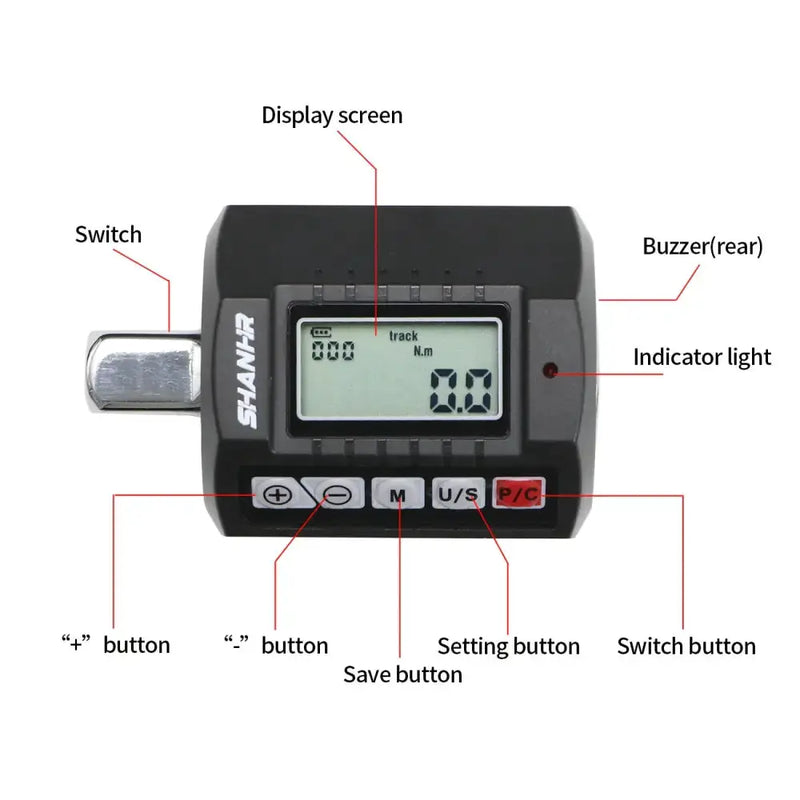 Digital Torque Wrench Adapter Set (1/2″ to 3/8″ & 1/4″) (different models available) – view 5