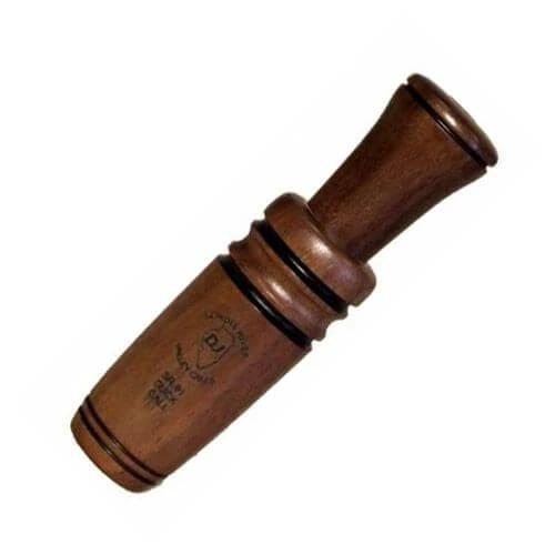 DJ Calls SR-91 Super Raspy Duck Call Double Reed Walnut Body Moisture Resistant For Hunters