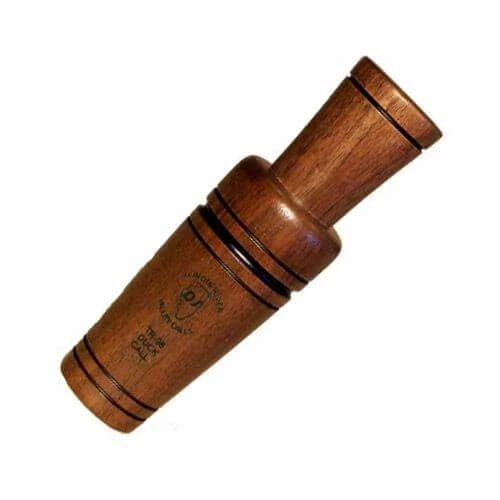 DJ Calls Duck Call TR98 Triple Reed Walnut 4.5 Inch Loud Lifelike Quacks for Waterfowl Hunters