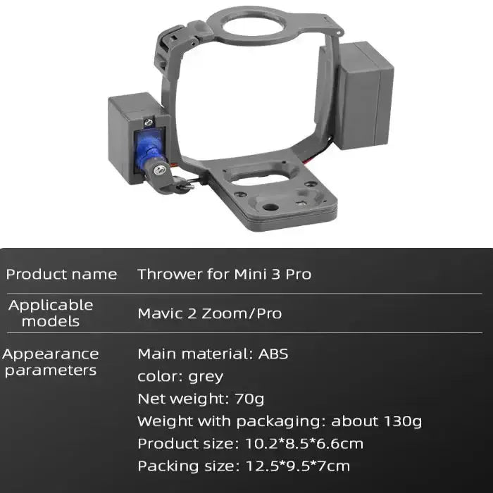 Habicare HBC DJI Mavic 2 Drone Dropper DJI Mavic 2 Drone Dropper