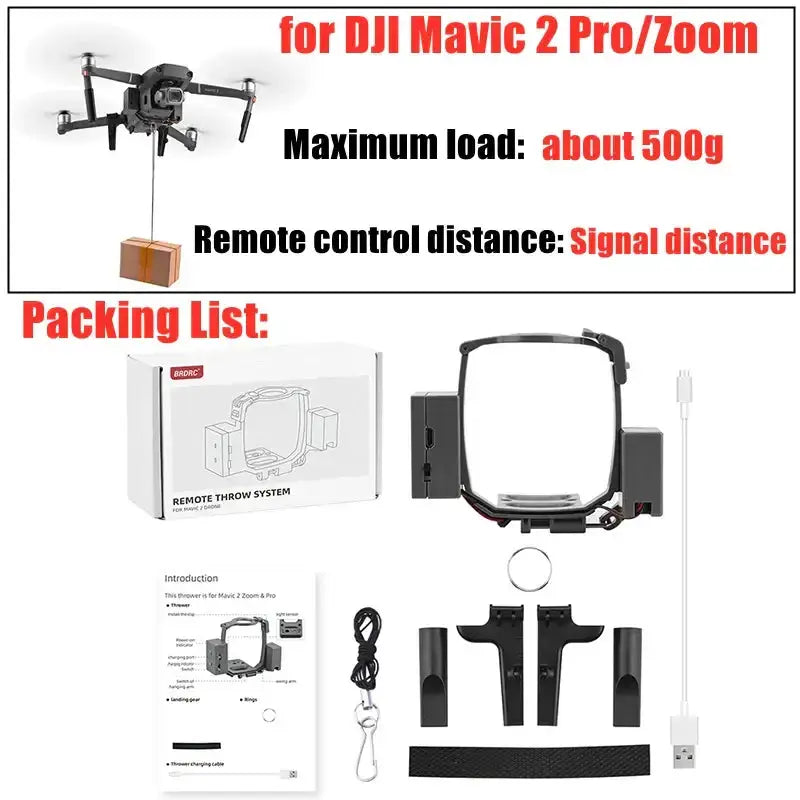 Habicare HBC DJI Mavic 2 Drone Dropper DJI Mavic 2 Drone Dropper