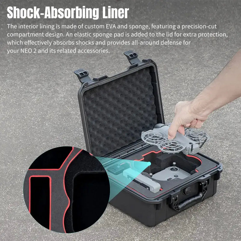 Habicare HBC DJI Neo 2 Carrying Case with RC-N2 Controller DJI Neo 2 Carrying Case with RC-N2 Controller