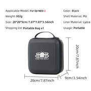 Habicare HBC DJI Neo 2 Waterproof Carrying Handbag (Black & Grey) DJI Neo 2 Waterproof Carrying Handbag (Black & Grey)