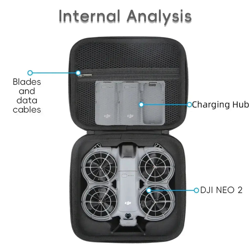 Habicare HBC DJI Neo 2 Waterproof Carrying Handbag (Black & Grey) DJI Neo 2 Waterproof Carrying Handbag (Black & Grey)