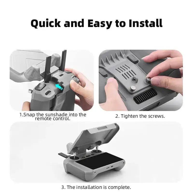 Habicare HBC DJI RC 2 Full Screen Sunshade Protector DJI RC 2 Full Screen Sunshade Protector