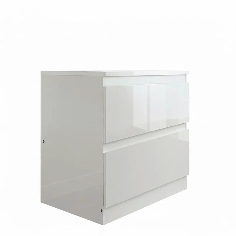sue-e furniture Bedside Table 'Monaco' White Bedside Table 'Monaco' White Bedside Table