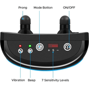Dog Anti Barking Collar Beeping Chargeable Dog Training Device (Blue) – view 6