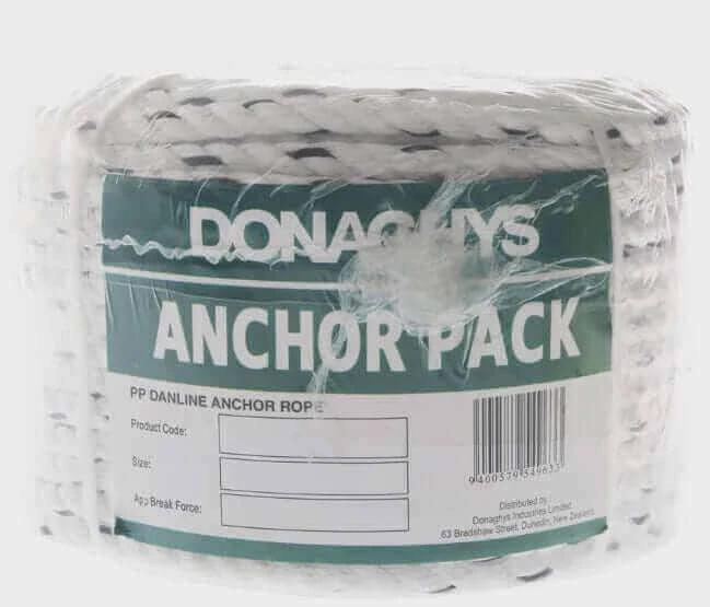 Donaghys Donaghys Rope 10mm x 50metre Ankapak Polypropylene Anchor Pack Donaghys Ankapak Polypropylene Anchor Pack 10mm Rope