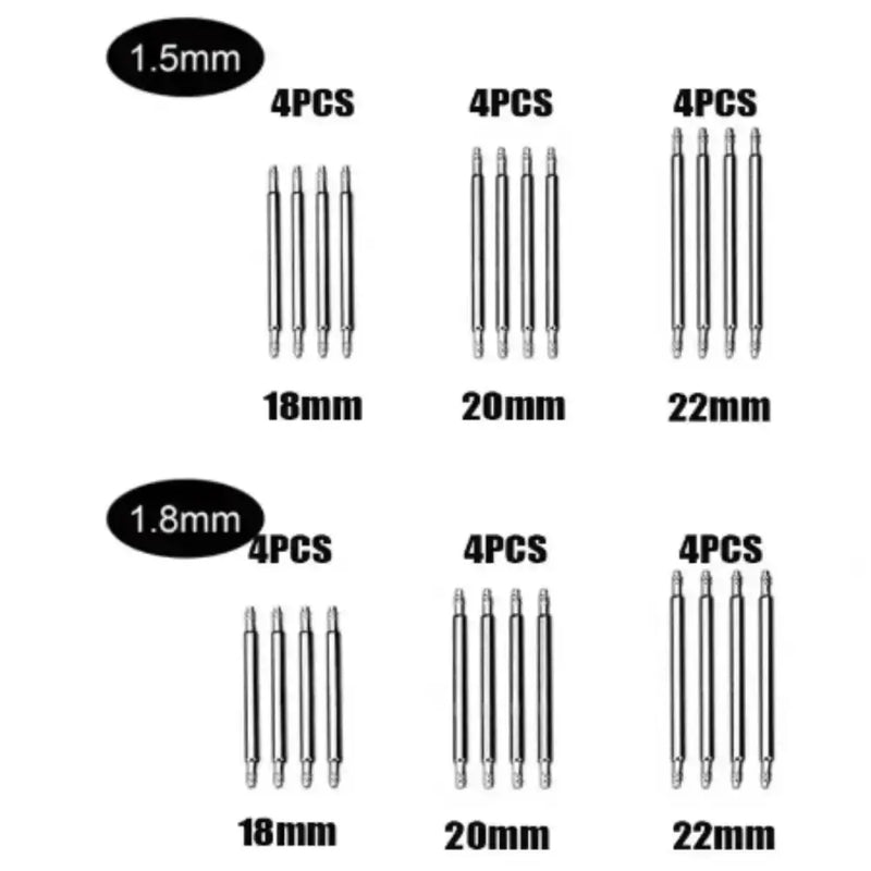 Habicare HBC Double-Ended Spring Bar Tool Set for Watch Repairs Double-Ended Spring Bar Tool Set for Watch Repairs