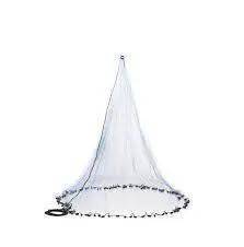 Action Fishing Nets CAST NETS 5FT Radius 2 inch White Cast Net USA Style Action Fishing Nets 5FT Radius 2 Inch White Cast Net