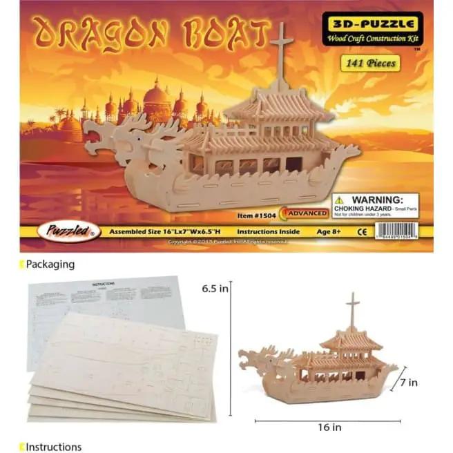 9eight5 3D Puzzle Dragon Boat Dragon Boat