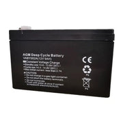12V 9AH AGM Deep Cycle Battery Charge Fridge Solar Power 4X4 – view 1
