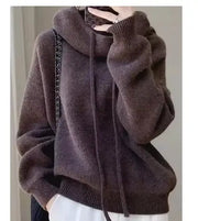 Women's Merino Wool High Neck Sweater Top – view 3