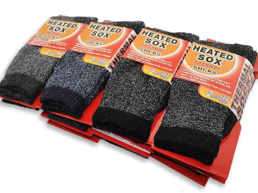 dealonline.co.nz dealonlinenz (12 Pairs) Men's Thermal Crew/Work Socks Heated Thermal Socks Men Crew Style 12 Pack