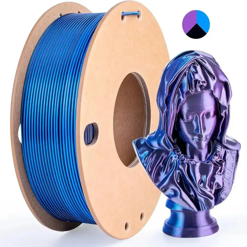 Dual/Tri-Colour Silk PLA 3D Printer Filament 1.75mm (250g) – view 13