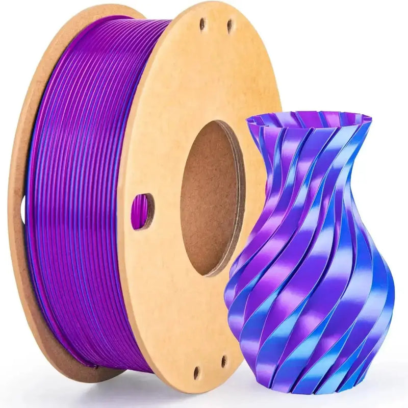 Dual/Tri-Colour Silk PLA 3D Printer Filament 1.75mm (250g) – view 10