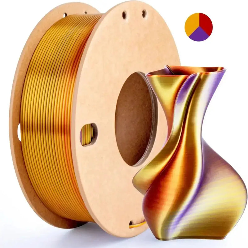 Dual/Tri-Colour Silk PLA 3D Printer Filament 1.75mm (250g) – view 11