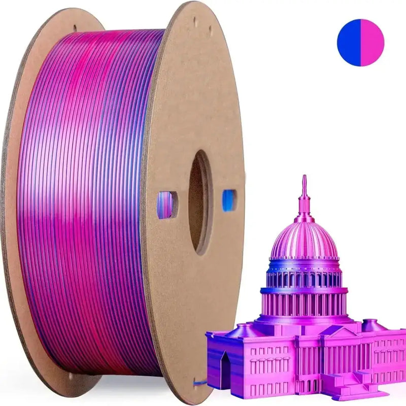 Dual/Tri-Colour Silk PLA 3D Printer Filament 1.75mm (250g) – view 20