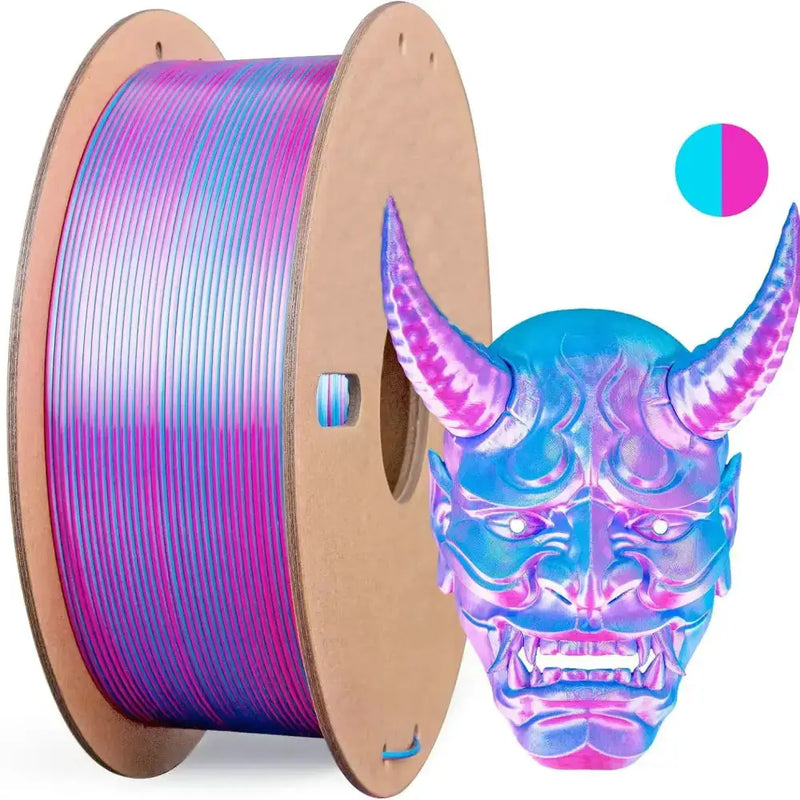 Dual/Tri-Colour Silk PLA 3D Printer Filament 1.75mm (250g) – view 7