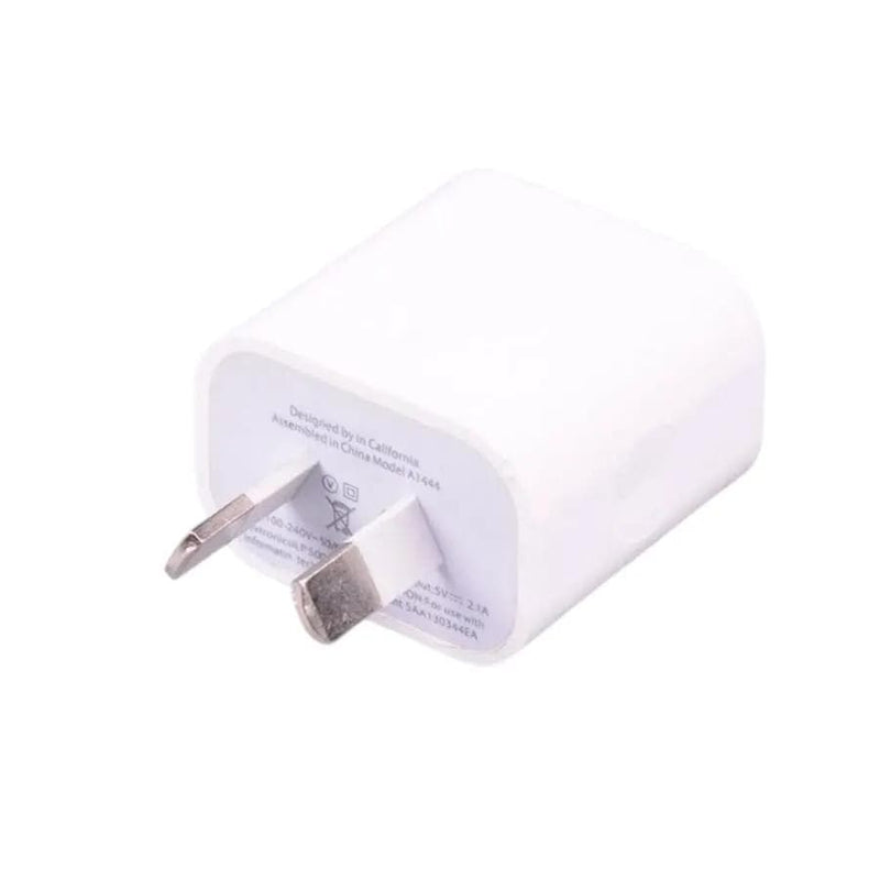 Dual USB Power Adapter Wall Plug (NZ / AUS) (White) – view 6