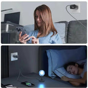 Dual USB Power Adapter Wall Plug (NZ / AUS) (Black) – view 5