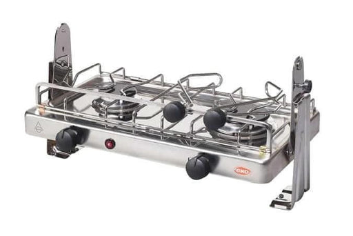 Duo 2 Burner Gas Stove With Ignitor Made In France For Compact Kitchens And Caravans
