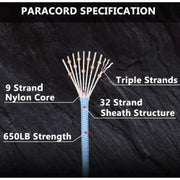 Habicare SS Durable Para Cord – 9-Core Utility Rope Durable Para Cord – 9-Core Utility Rope