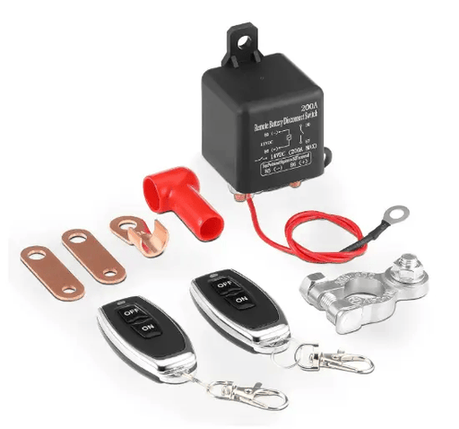 12V DC 200A Remote Battery Disconnect Switch Isolator Wireless for Car Truck RV – view 1