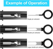 salelink.co.nz Unbranded 91PCS Terminal Removal Tool Kit for Car 91PCS Terminal Removal Tool Kit for Car | Action Outdoors NZ