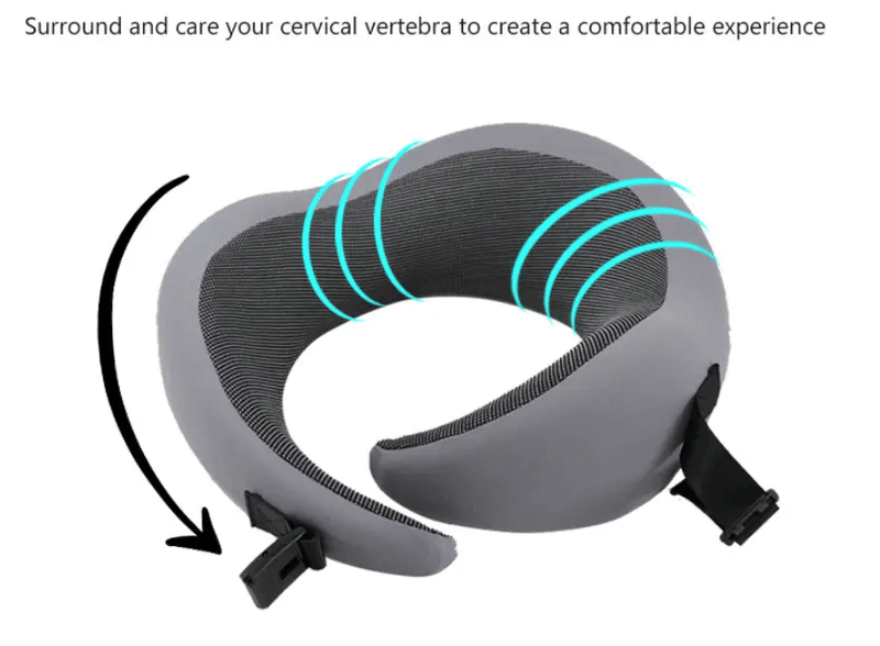 salelink.co.nz Unbranded Memory Foam Neck Travel Pillow Memory Foam Neck Travel Pillow | Action Outdoors NZ