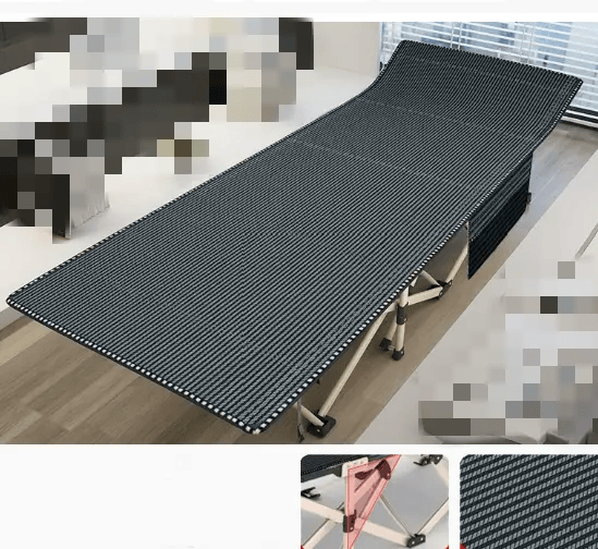 Folding Camping Stretcher Bed 190x71x36cm – view 7