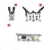 Folding Camping Stretcher Bed 190x71x36cm – view 8