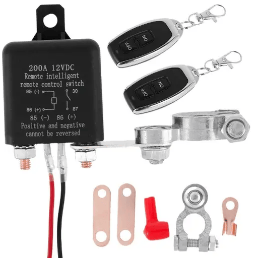 12V DC 200A Remote Battery Disconnect Switch Isolator Wireless for Car Truck RV – view 2