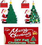 DIY Felt Christmas Tree with 21 Pcs Detachable Christmas Ornaments – view 2