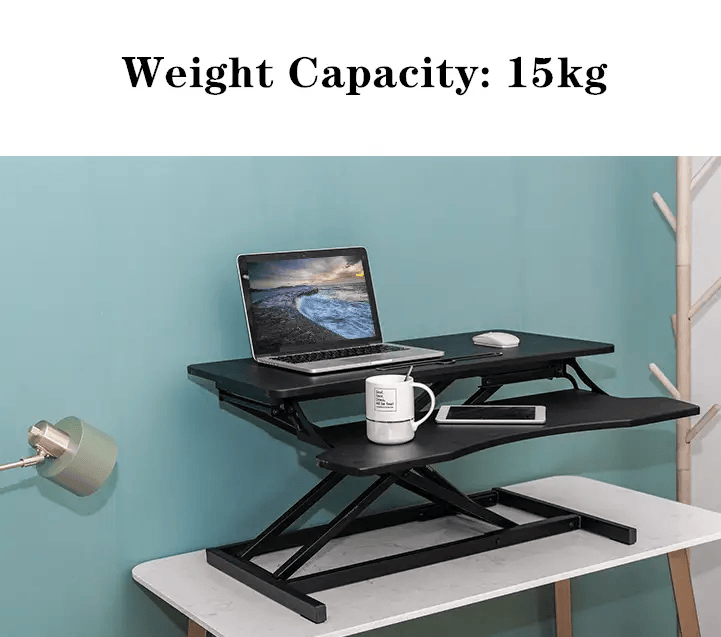 Laptop PC Monitor Computer Workstation Desk Table Converter Height Adjustable – view 7