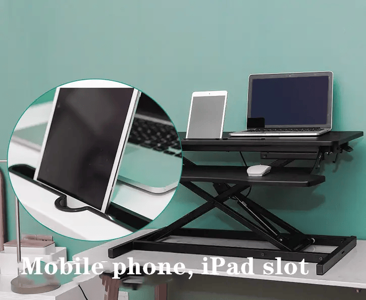 Laptop PC Monitor Computer Workstation Desk Table Converter Height Adjustable – view 6