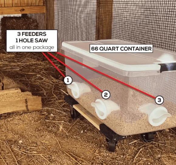 salelink.co.nz Unbranded Poultry Pro Feeder Chicken Feeder Poultry Pro Feeder Chicken Feeder | Action Outdoors NZ