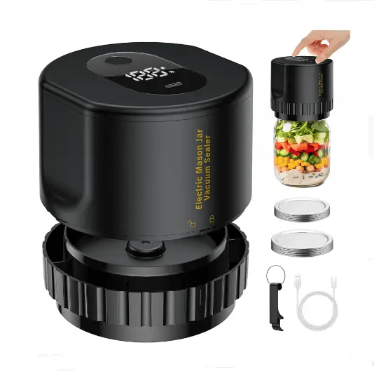 salelink.co.nz Unbranded Electric Mason Jar Vacuum Sealer Electric Mason Jar Vacuum Sealer | Action Outdoors NZ