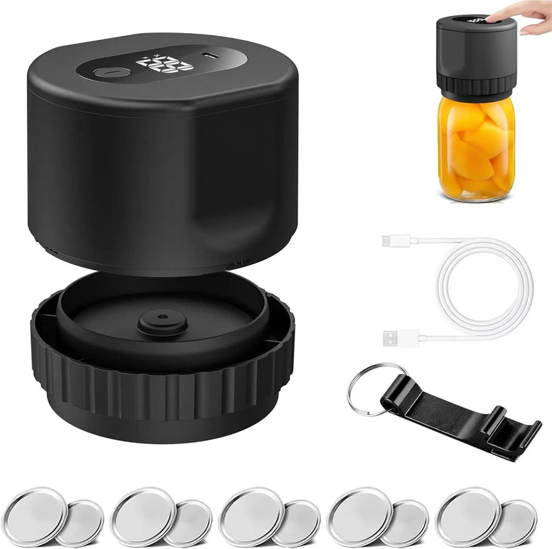 salelink.co.nz Unbranded Electric Mason Jar Vacuum Sealer Electric Mason Jar Vacuum Sealer | Action Outdoors NZ