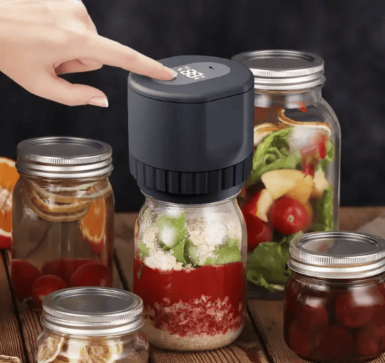 salelink.co.nz Unbranded Electric Mason Jar Vacuum Sealer Electric Mason Jar Vacuum Sealer | Action Outdoors NZ