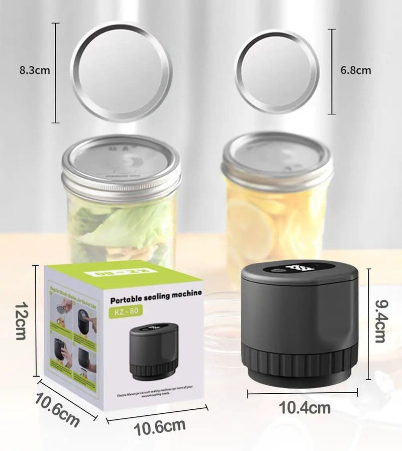 salelink.co.nz Unbranded Electric Mason Jar Vacuum Sealer Electric Mason Jar Vacuum Sealer | Action Outdoors NZ
