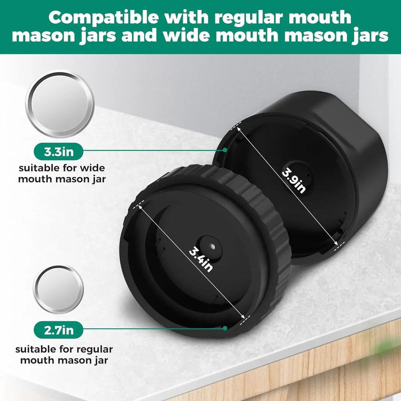 salelink.co.nz Unbranded Electric Mason Jar Vacuum Sealer Electric Mason Jar Vacuum Sealer | Action Outdoors NZ