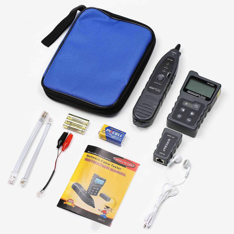 4 in 1 Network Cable Tracker PoE Tester with NCV & Lamp for CAT5e/CAT6/CAT6a – view 3