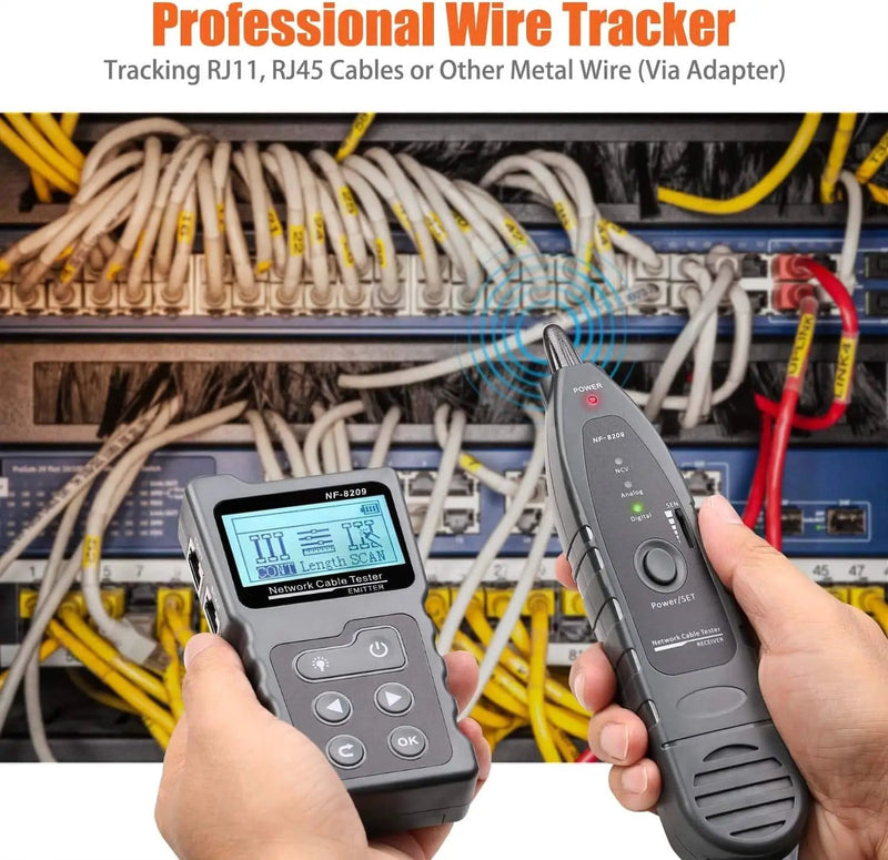 4 in 1 Network Cable Tracker PoE Tester with NCV & Lamp for CAT5e/CAT6/CAT6a – view 7