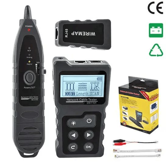 4 in 1 Network Cable Tracker PoE Tester with NCV & Lamp for CAT5e/CAT6/CAT6a – view 9