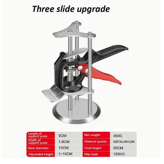 Tile Lifter - Durable Tripod Column Height Adjuster with Enhanced Steel Base – view 3